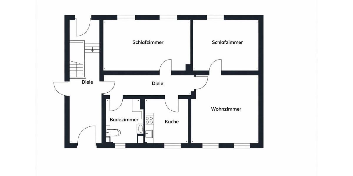 Erdgeschoßwohnung Hildesheim Bockfeld - 3 Zimmer, 72 m&sup2;, 900&euro; | Angebot:24227439