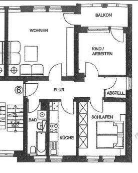 Etagenwohnung Dresden Striesen-Süd - 3 Zimmer, 66 m&sup2;, 583&euro; | Angebot:26188717