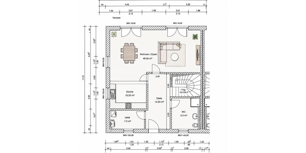 Doppelhaushälfte Quickborn - 4 Zimmer, 150 m&sup2;, 2.400&euro; | Angebot:26612523