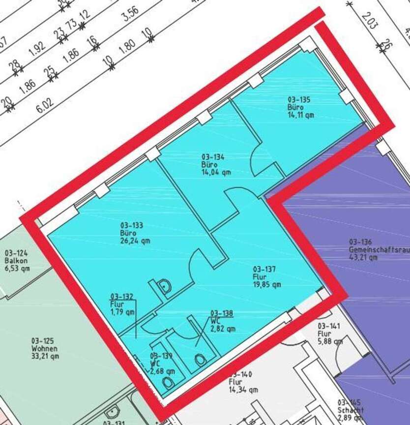Ruhig aber zentral- Ihr neues Büro in den Gohlis Arkaden! 3 zimmer