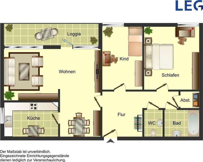 Wohnung zum Mieten in Düsseldorf 915,60 € 84 m²