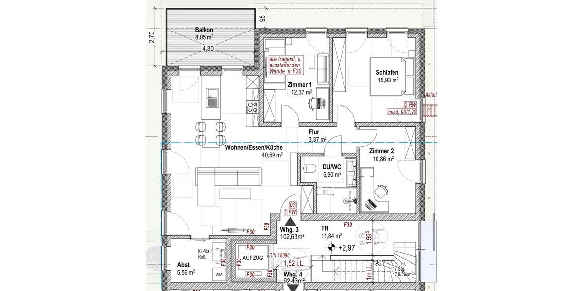 Erdgeschoßwohnung Schloß Holte-Stukenbrock Stukenbrock - 3 Zimmer, 92 m&sup2;, 1.100&euro; | Angebot:26700895