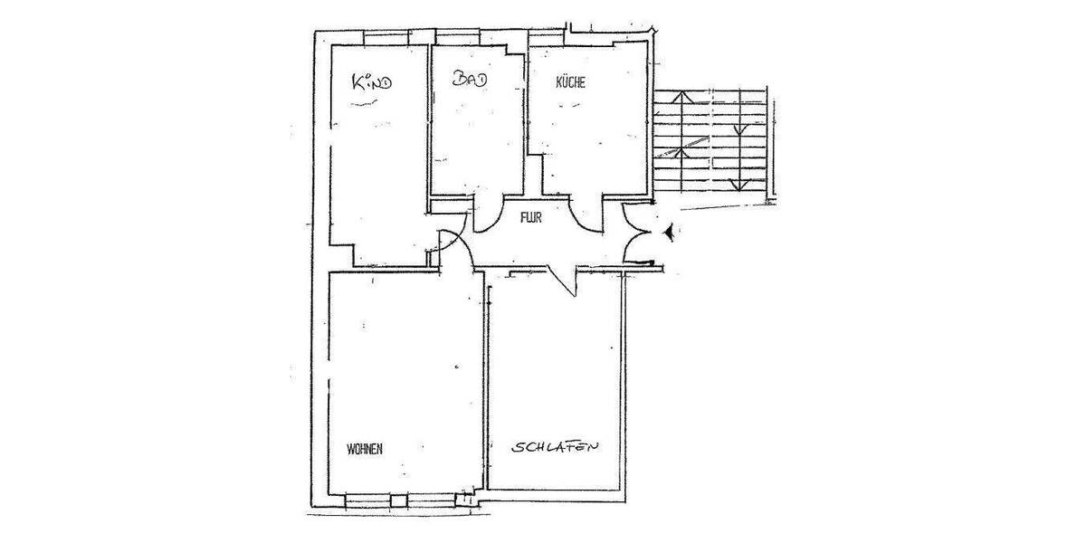 Etagenwohnung Chemnitz Altchemnitz - 3 Zimmer, 74 m&sup2;, 375&euro; | Angebot:26841110