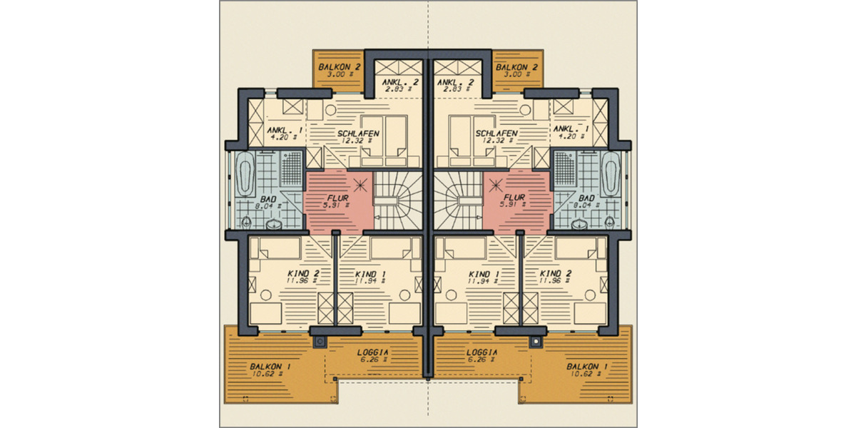 Doppelhaushälfte Pinnow - 4 Zimmer, 140 m&sup2;, 1.200&euro; | Angebot:26009205