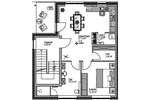 Etagenwohnung Oldenburg Eversten - 2 Zimmer, 63 m&sup2;, 950&euro; | Angebot:25018152