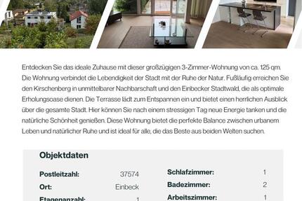 Wohnung Einbeck - 2 Zimmer, 125 m&sup2;, 1.200&euro; | Angebot:25173488