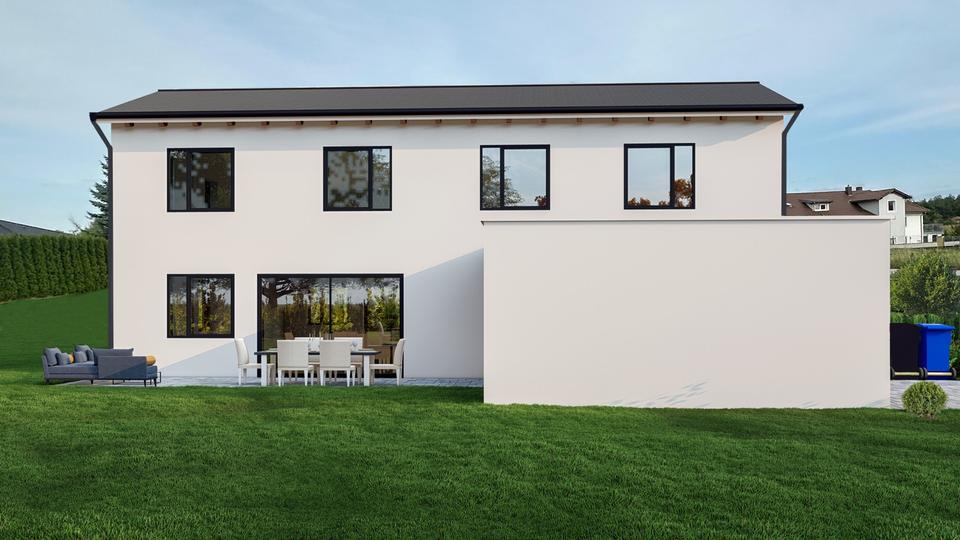 Neubau Doppelhaushälfte ca. 143m2, EH40 mit Garten in Tiefenbach 4 zimmer
