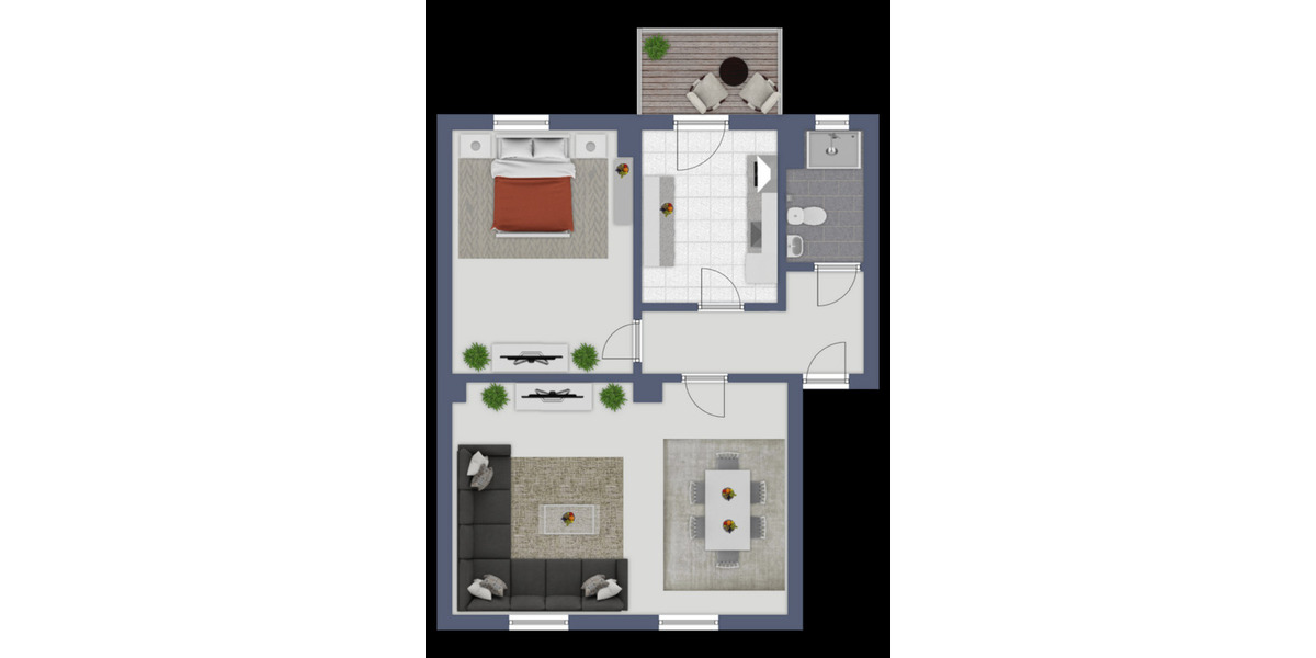 Etagenwohnung Kiel Neumühlen-Dietrichsdorf - 2 Zimmer, 55 m&sup2;, 589&euro; | Angebot:26536351