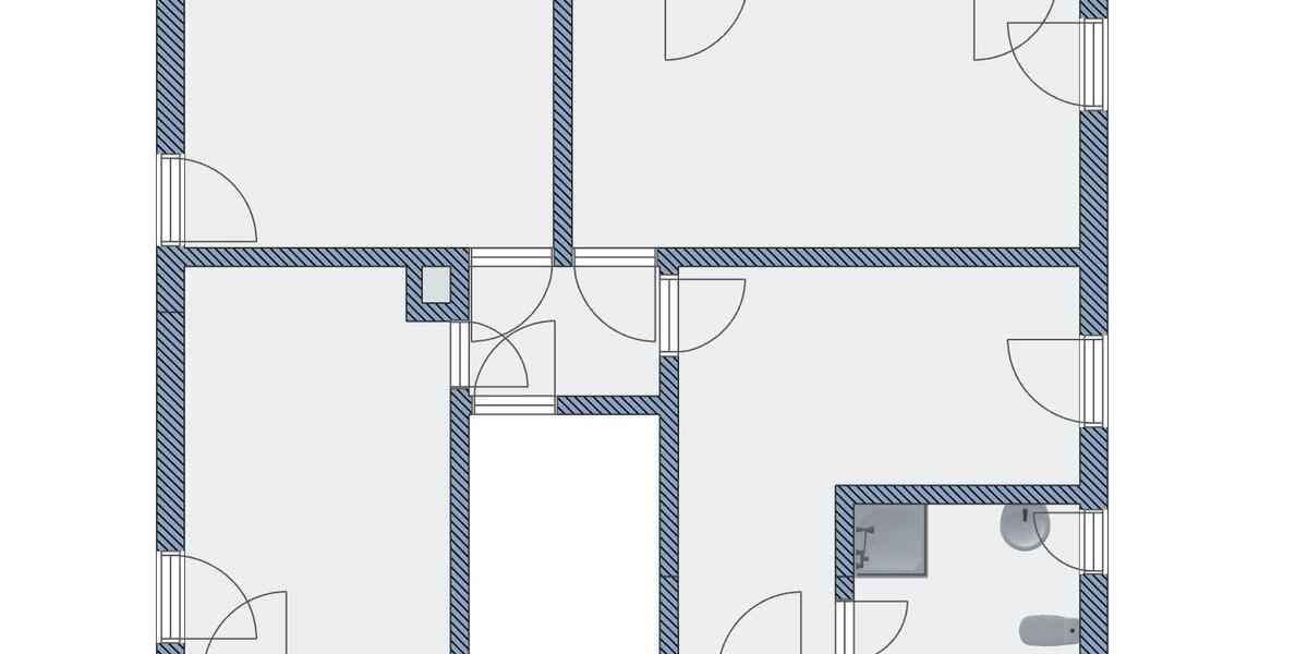 Etagenwohnung Großschirma - 3 Zimmer, 62 m&sup2;, 437&euro; | Angebot:26515941