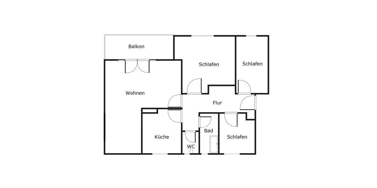 Etagenwohnung Kaufbeuren - 3.5 Zimmer, 82 m&sup2;, 802&euro; | Angebot:26258289