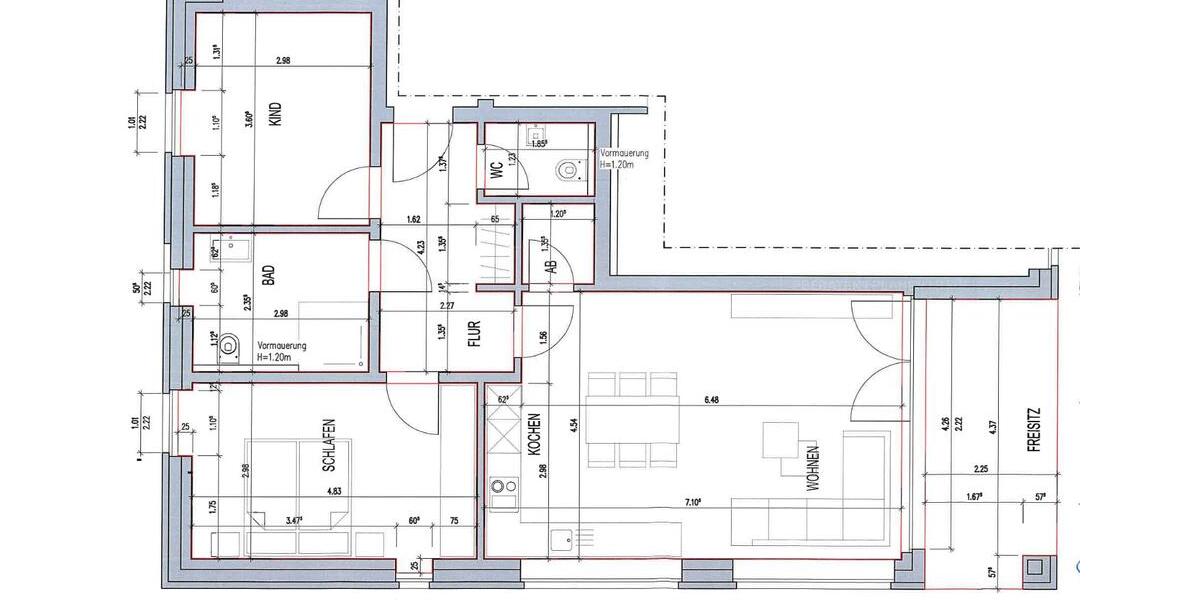 Terrassenwohnung Rheda-Wiedenbrück Wiedenbrück - 3 Zimmer, 82 m&sup2;, 1.095&euro; | Angebot:25974905