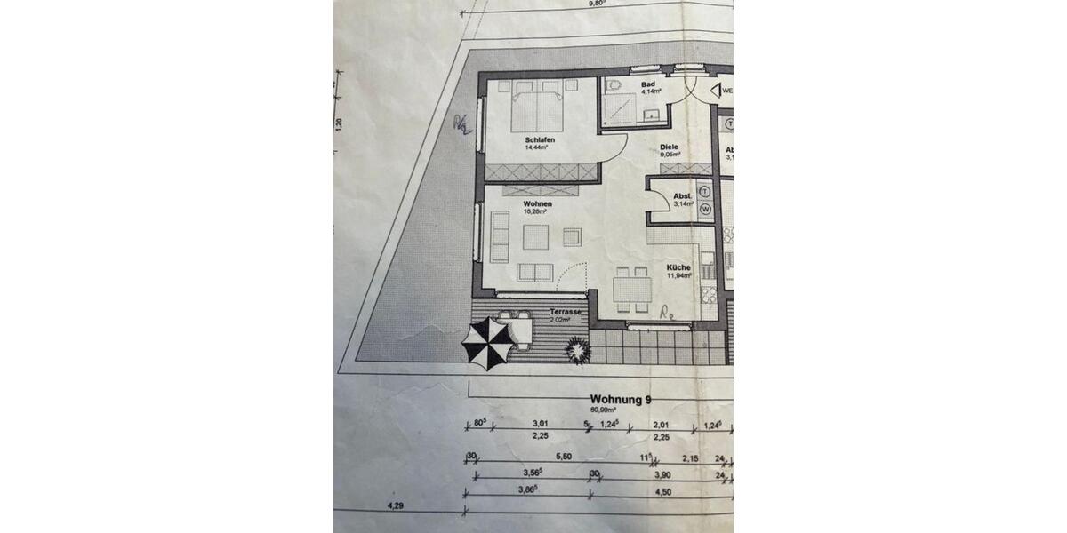 Etagenwohnung Greven - 2 Zimmer, 61 m&sup2;, 850&euro; | Angebot:24772523