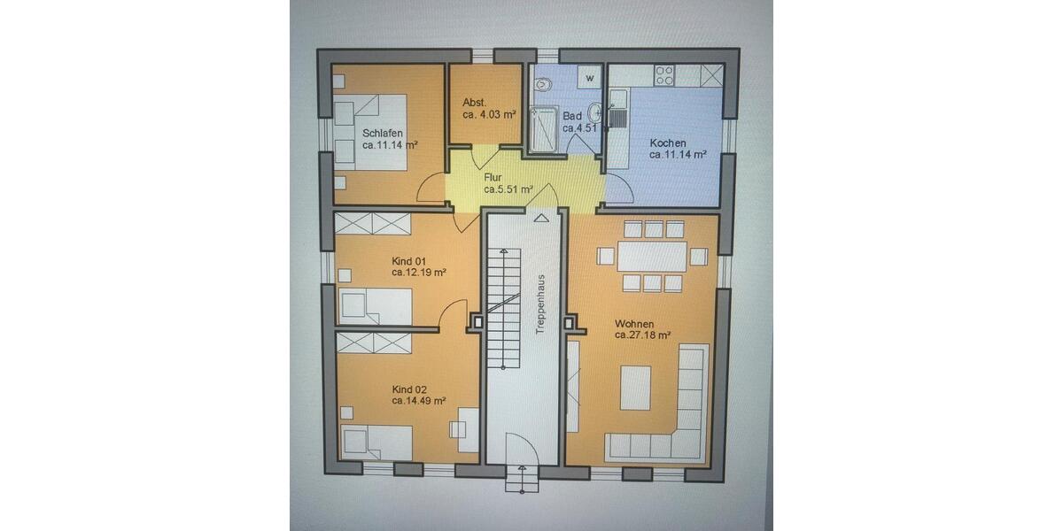 Erdgeschoßwohnung Essen Stadtbezirk VII - 4 Zimmer, 92 m&sup2;, 1.300&euro; | Angebot:25111745