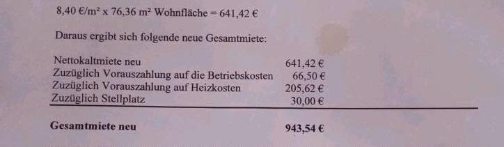 Etagenwohnung Müncheberg - 3 Zimmer, 76 m&sup2;, 943&euro; | Angebot:25980905