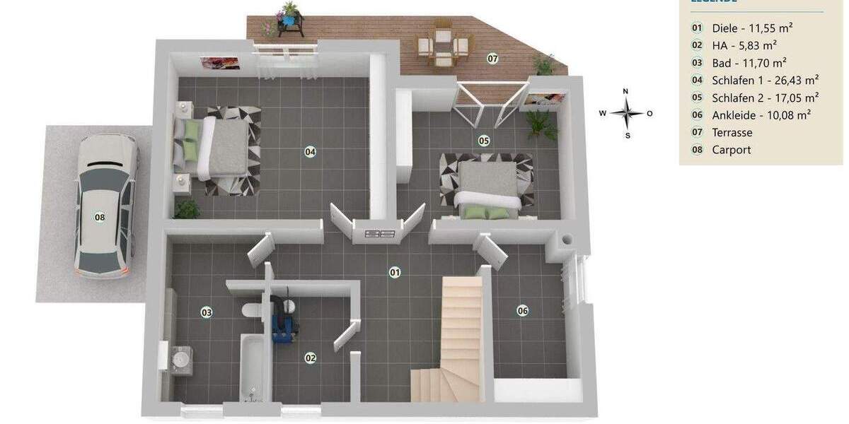 Einfamilienhaus Reichenbach-Steegen Reichenbach - 1 Zimmer, 255 m&sup2;, 2.100&euro; | Angebot:25760514