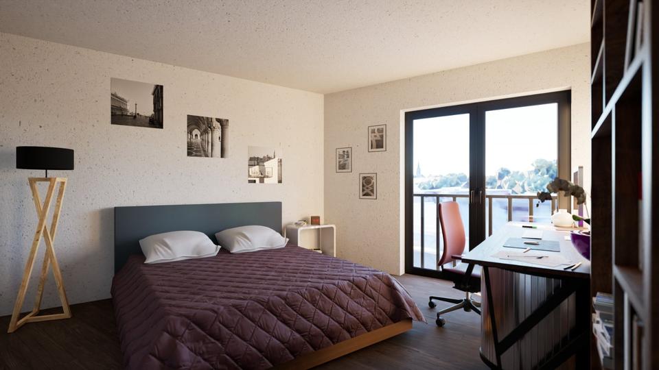Etagenwohnung Saarbrücken West - 1 Zimmer, 22 m&sup2;, 400&euro; | Angebot:22090104