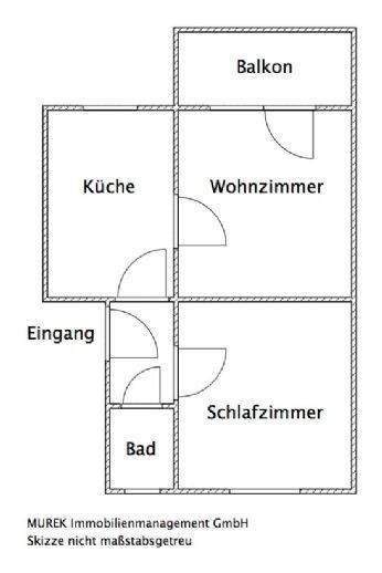 Etagenwohnung Magdeburg Fermersleben - 2 Zimmer, 45 m&sup2;, 290&euro; | Angebot:26243207