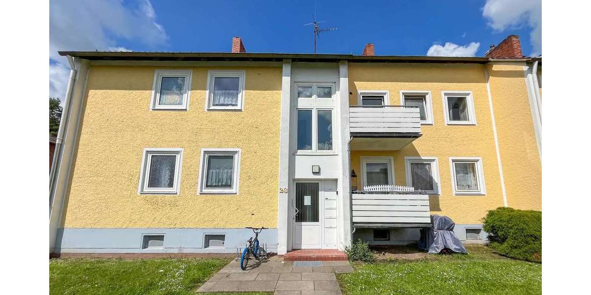 Etagenwohnung Bassum - 3 Zimmer, 55 m&sup2;, 460&euro; | Angebot:25970223
