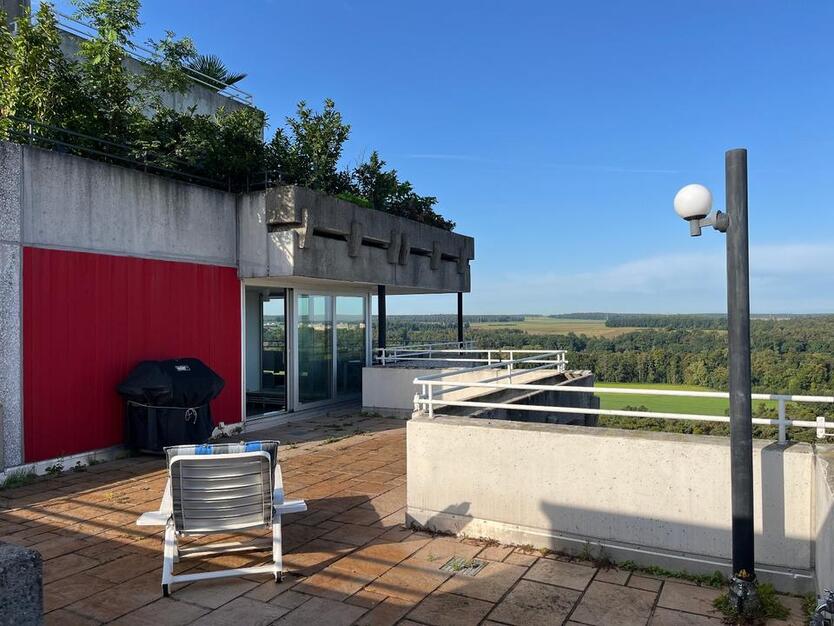 Juwel Penthouse 60 qm Dach-Terrasse und Fensterfront 17. Stock