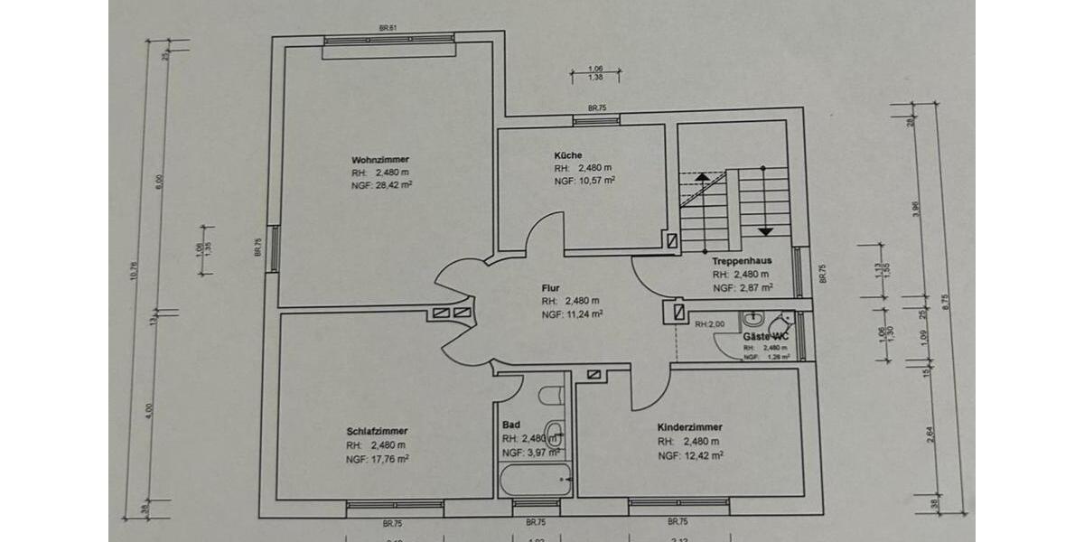 Etagenwohnung Hattingen - 3 Zimmer, 85 m&sup2;, 630&euro; | Angebot:24844947
