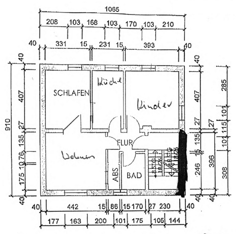 Schwarzkollm - Wohnen direkt im Dorf! 3 zimmer