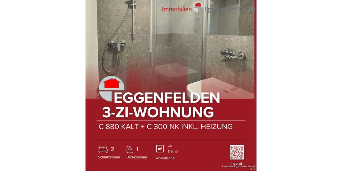 Etagenwohnung Eggenfelden - 3 Zimmer, 119 m&sup2;, 880&euro; | Angebot:24600239