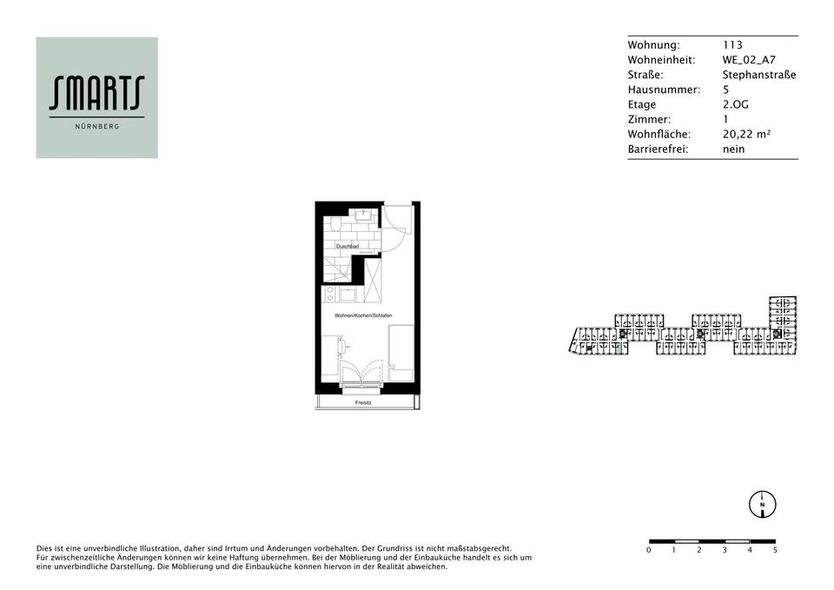 Aufgepasst: modernes 1-Zimmer-Apartment