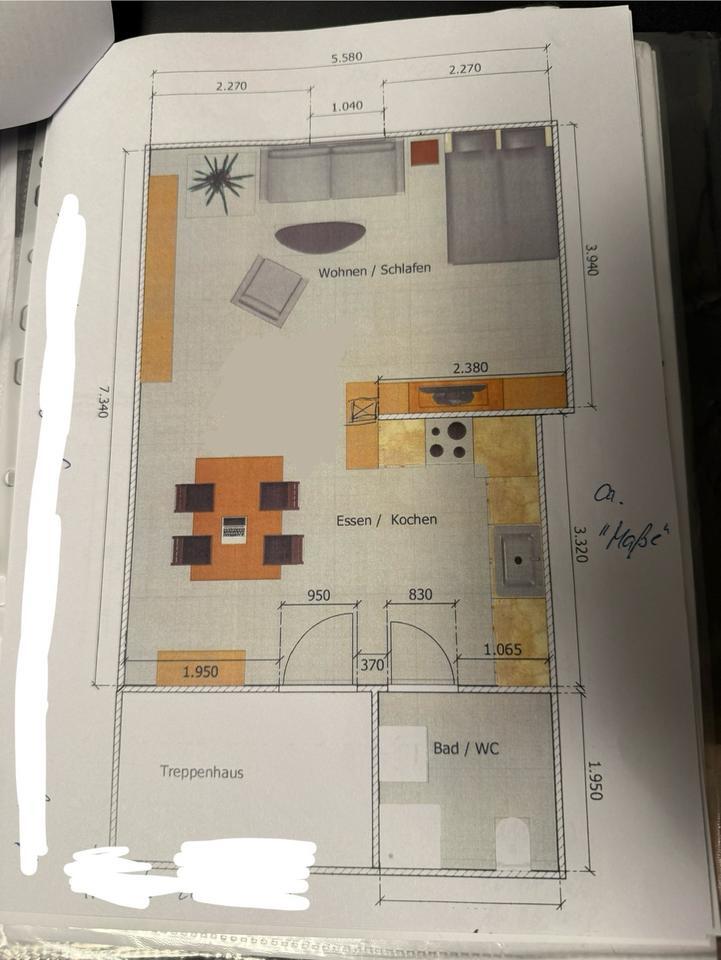 1,5 Zimmer Wohnung in Wendlingen zimmer
