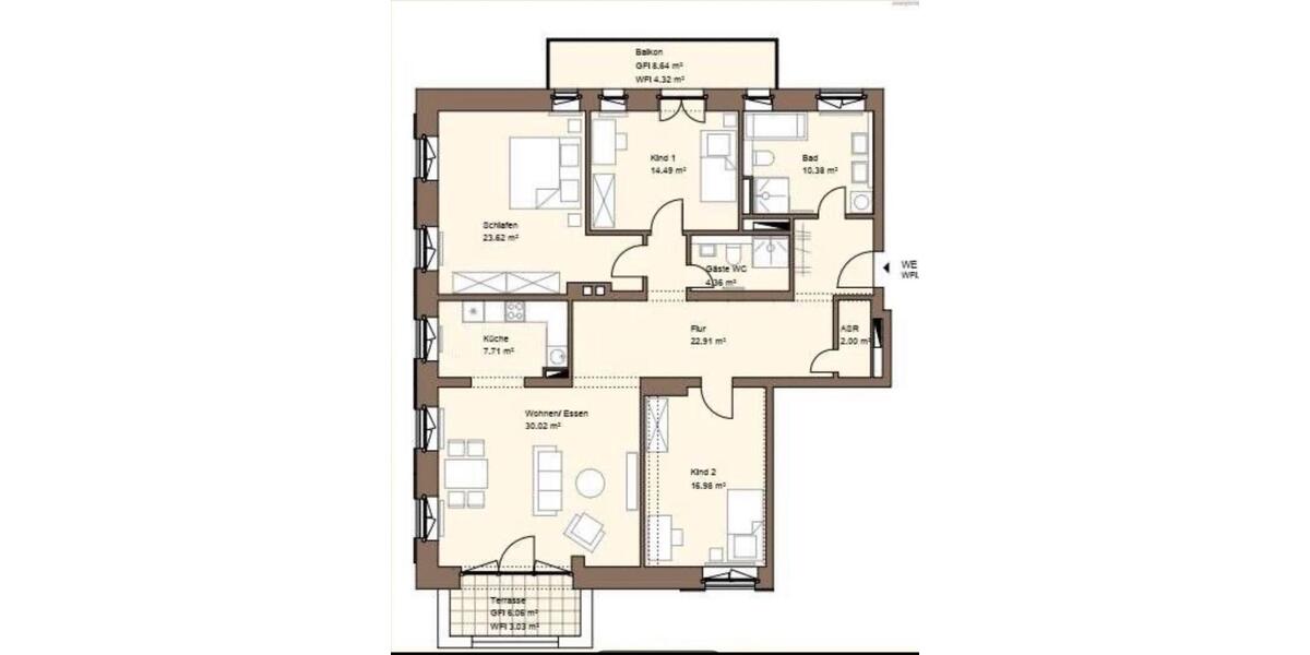 Etagenwohnung Dresden Loschwitz - 4 Zimmer, 140 m&sup2;, 2.150&euro; | Angebot:25262593