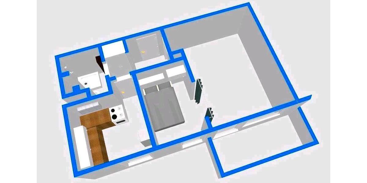 Etagenwohnung Eschborn - 1.5 Zimmer, 39 m&sup2;, 805&euro; | Angebot:25934576