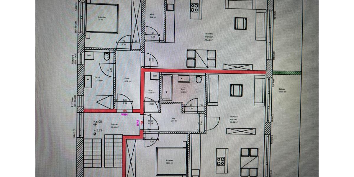 Etagenwohnung Fürstenstein - 2 Zimmer, 70 m&sup2;, 1.235&euro; | Angebot:25089242