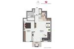 Etagenwohnung Unterhaching - 2 Zimmer, 48 m&sup2;, 960&euro; | Angebot:26642856