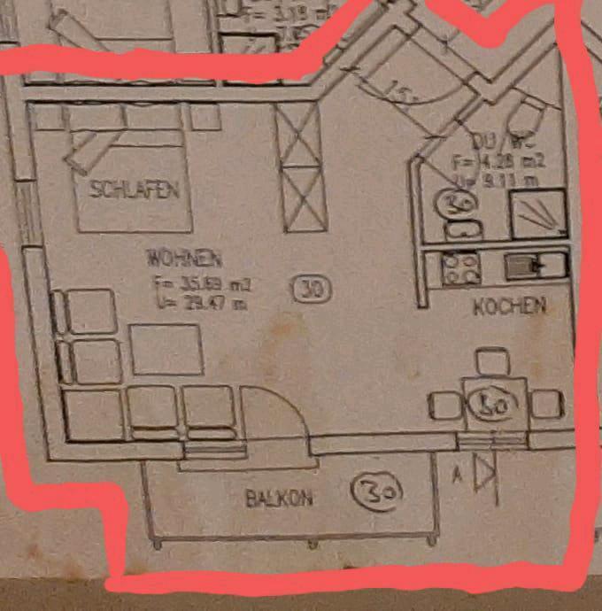 Schöne, helle 1.5 Zi-Whg in BalingenFrommern, Balkon, TG zimmer