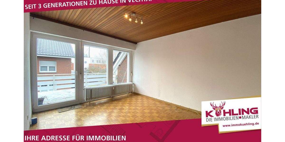 Etagenwohnung Vechta - 2 Zimmer, 57 m&sup2;, 580&euro; | Angebot:25471429
