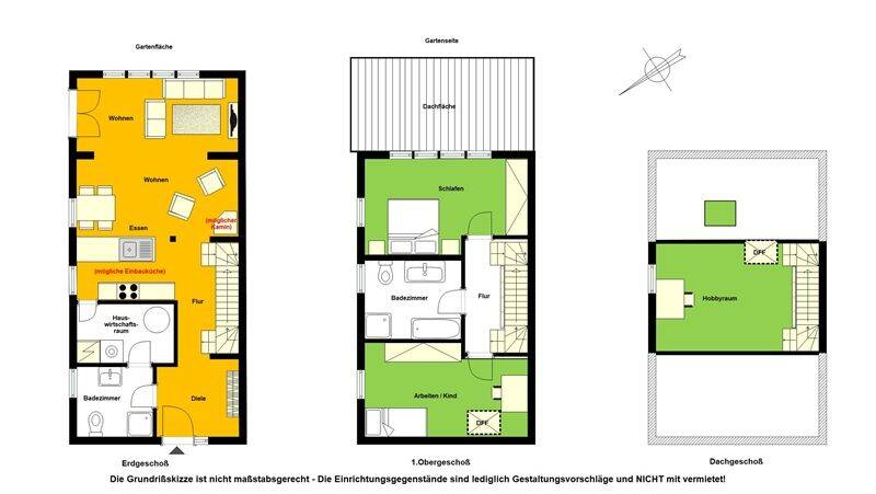Doppelhaushälfte Wendisch Rietz Siedlung - 4 Zimmer, 146 m&sup2;, 1.840&euro; | Angebot:26155562