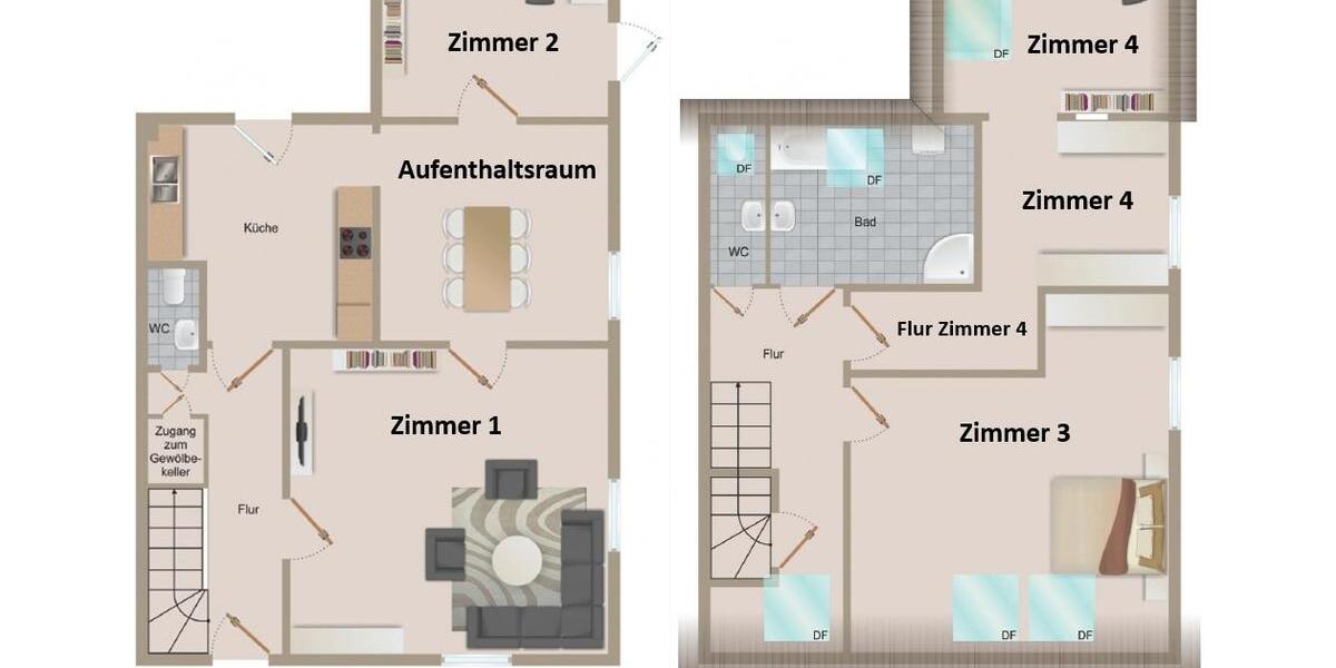 Wohnen auf Zeit Heilbronn Kernstadt - 1 Zimmer, 21 m&sup2;, 560&euro; | Angebot:26671241