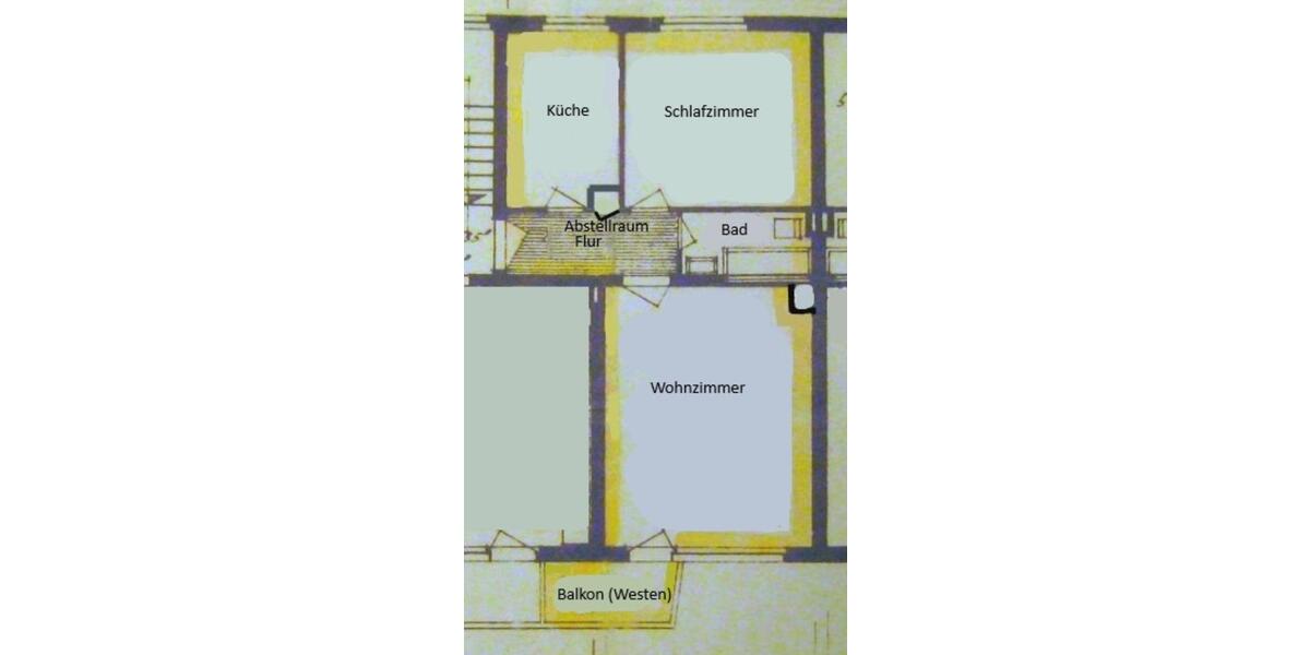 2 Zimmer Wohnung 48 m² mit Balkon zu vermieten 2 zimmer