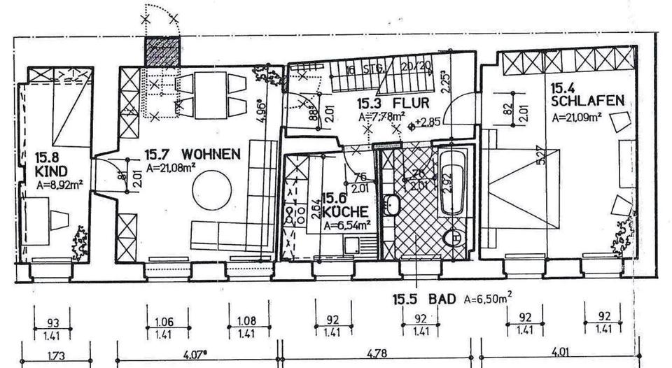 Maisonettenwohnung Löbau - 3 Zimmer, 69 m&sup2;, 475&euro; | Angebot:25080174