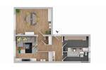 Etagenwohnung Zwickau Eckersbach - 2 Zimmer, 50 m&sup2;, 285&euro; | Angebot:26842164