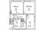 Erdgeschoßwohnung Hettstedt - 3 Zimmer, 66 m&sup2;, 475&euro; | Angebot:24562252