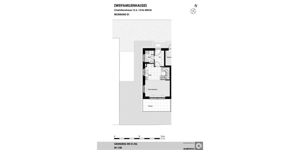 Doppelhaushälfte Berlin / Niederschönhausen Niederschönhausen - 3 Zimmer, 91 m&sup2;, 1.750&euro; | Angebot:25030611
