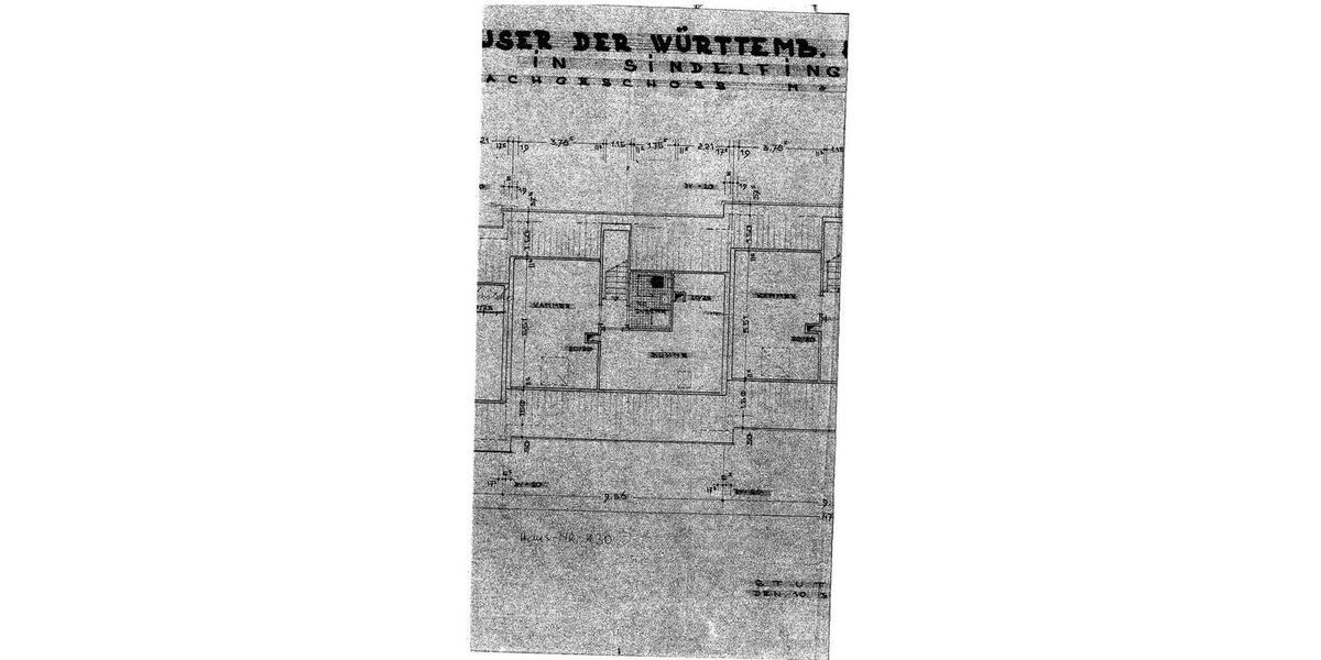 Dachgeschoßwohnung Sindelfingen Eichholz - 2 Zimmer, 43 m&sup2;, 600&euro; | Angebot:26588251