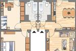 Etagenwohnung Hagen Dahl - 3 Zimmer, 78 m&sup2;, 569&euro; | Angebot:26349953