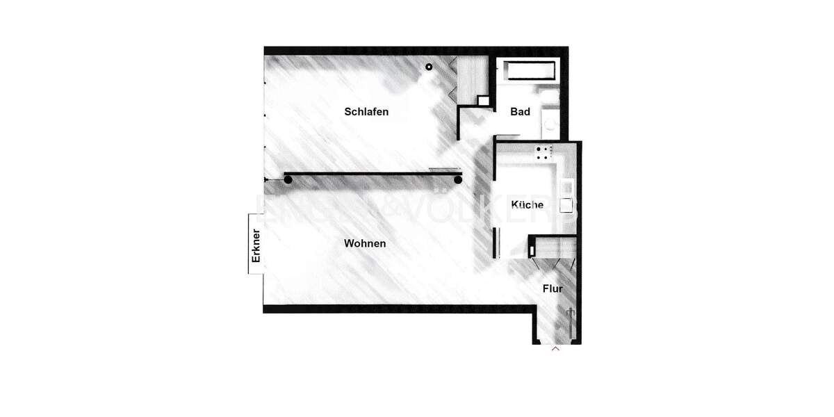Etagenwohnung Berlin Tiergarten - 2 Zimmer, 72 m&sup2;, 1.680&euro; | Angebot:24360001