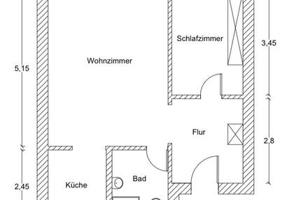 Zweiraumwohnung im Zentrum von Kölleda 2 zimmer