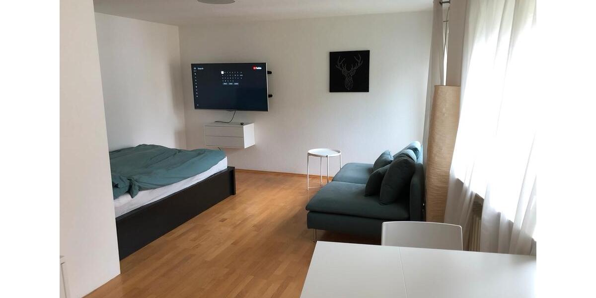 Möblierte 1-Zimmer-Wohnung warm mit EBK inkl TG-Platz, DSL, Strom 1 zimmer