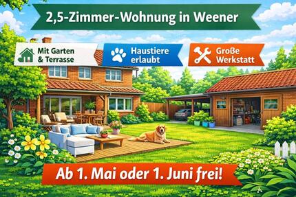 Wohnung Weener - 3 Zimmer, 100 m&sup2;, 1.000&euro; | Angebot:25834612