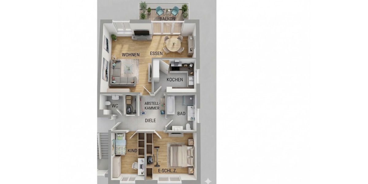 Hochparterre Hadamar - 3 Zimmer, 100 m&sup2;, 1.000&euro; | Angebot:25975688