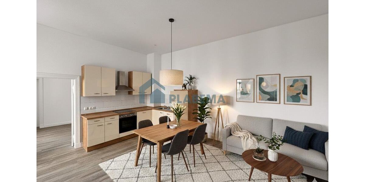 Etagenwohnung Schwerin - 3 Zimmer, 60 m&sup2;, 962&euro; | Angebot:25216605