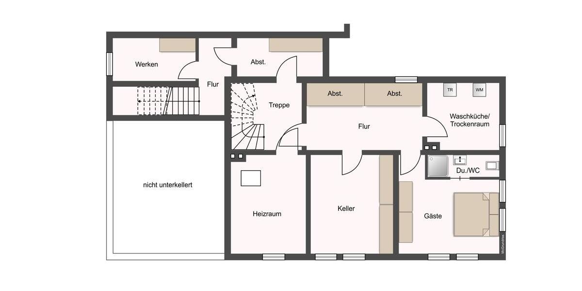 Erdgeschoßwohnung Bad Salzuflen - 3 Zimmer, 129 m&sup2;, 1.300&euro; | Angebot:26679298